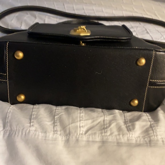 Barry Kieselstein-Cord black handbag with shoulder strap. - Picture 2 of 8